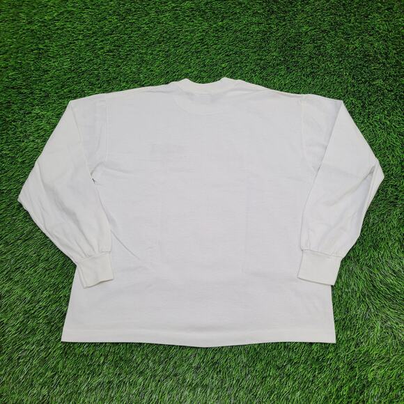 Vintage 90s Leroux Peach Shirt Women Large 21x24 Liqueur USA - Picture 2 of 12